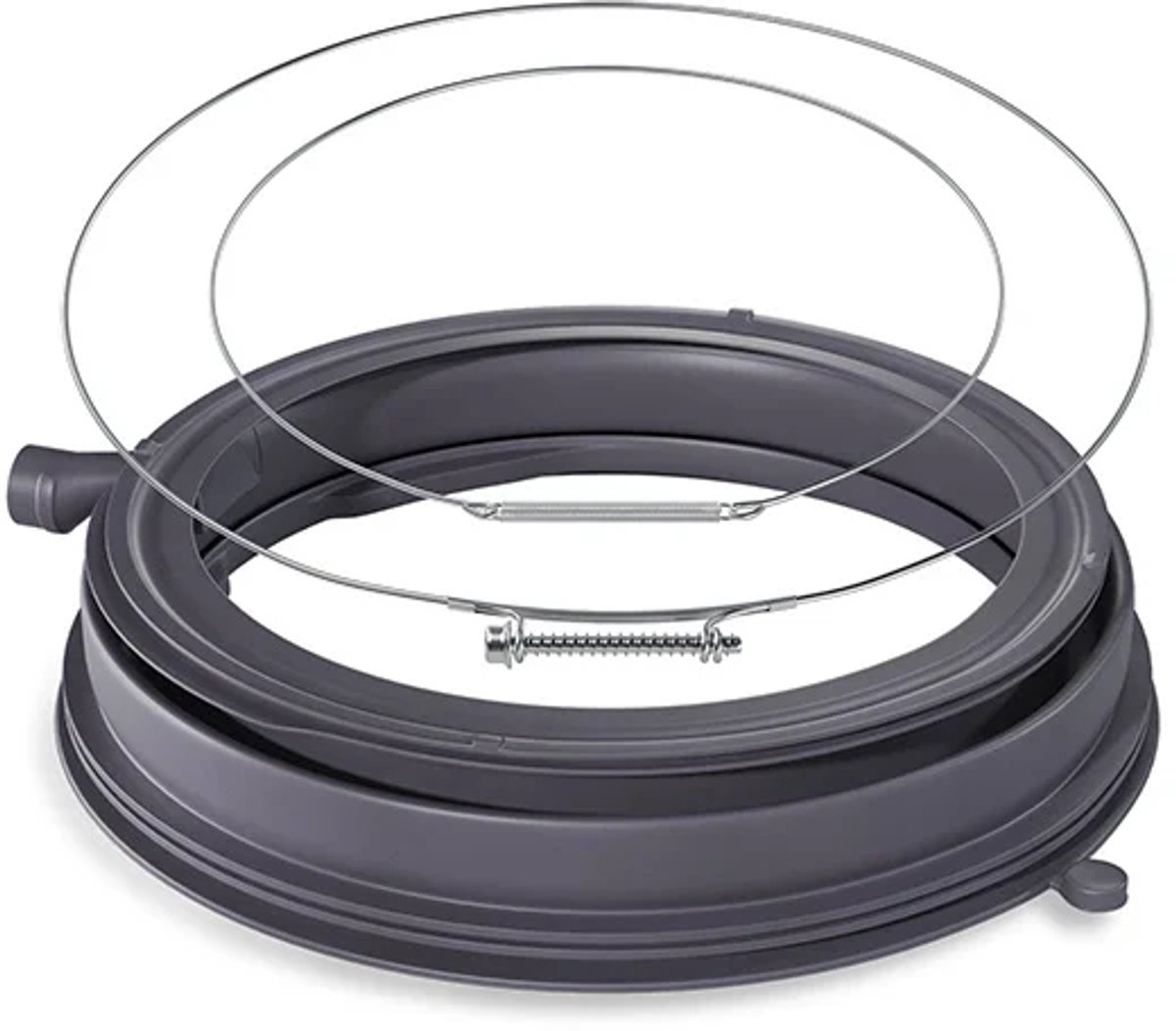 Manchet met 2 knelringen voor Bosch / Siemens wasmachine