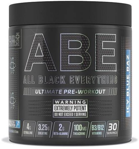 Applied Nutrition - ABE Ultimate Pre-Workout - 375 g - Blue Raspberry ...