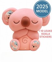 Roze Koala Knuffel - Ademende Koala - Breathing Koala - Met Hartslag - Ademhaling - Exclusief batterijen