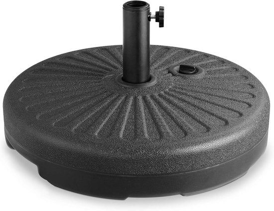 Parasolvoet - Kunststof - 45cm - Antraciet - Vulbaar 30 L - Parasol Base