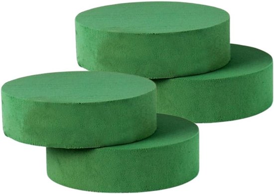 Mousse florale - 4 pièces - Fleurs artificielles - Éponges - Mariage - Cadeau - Artisanat