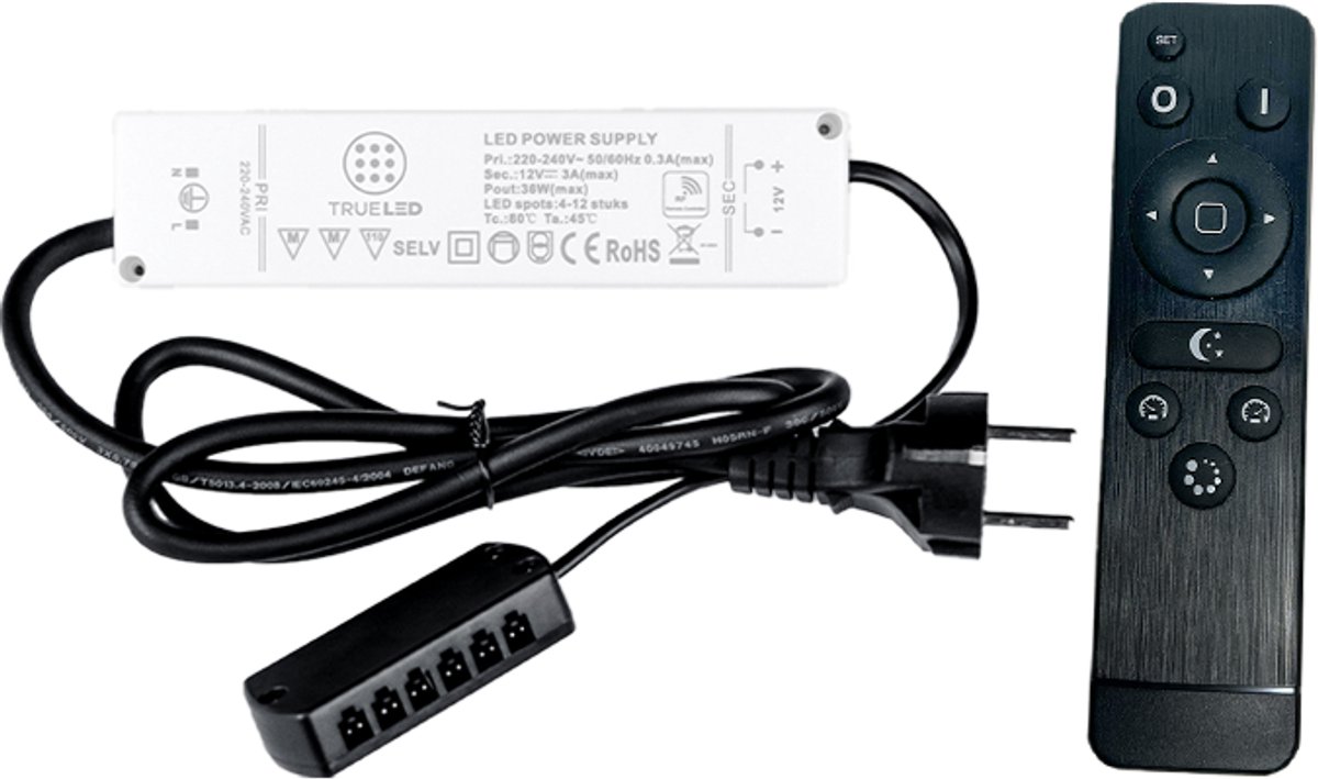 TrueLED Transformator met Afstandsbediening geschikt voor Compact, Grand, Prestige & Royal