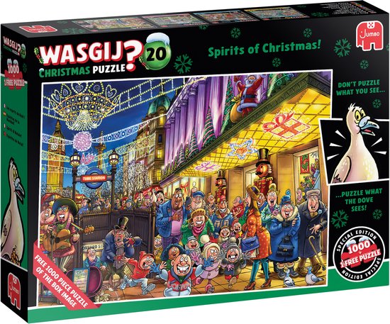Wasgij Christmas 20 - Geesten van Kerstmis Puzzel 2x 1000 stukjes