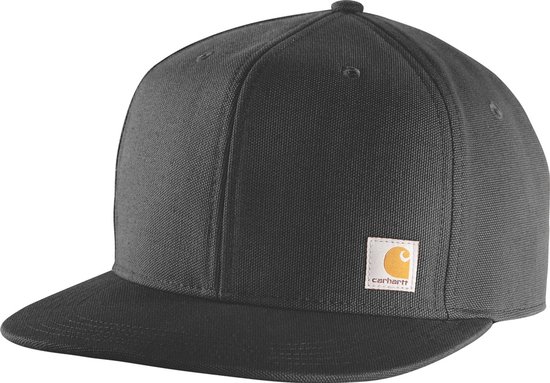 Casquette plate Carhartt Firm Duck 106665, noire
