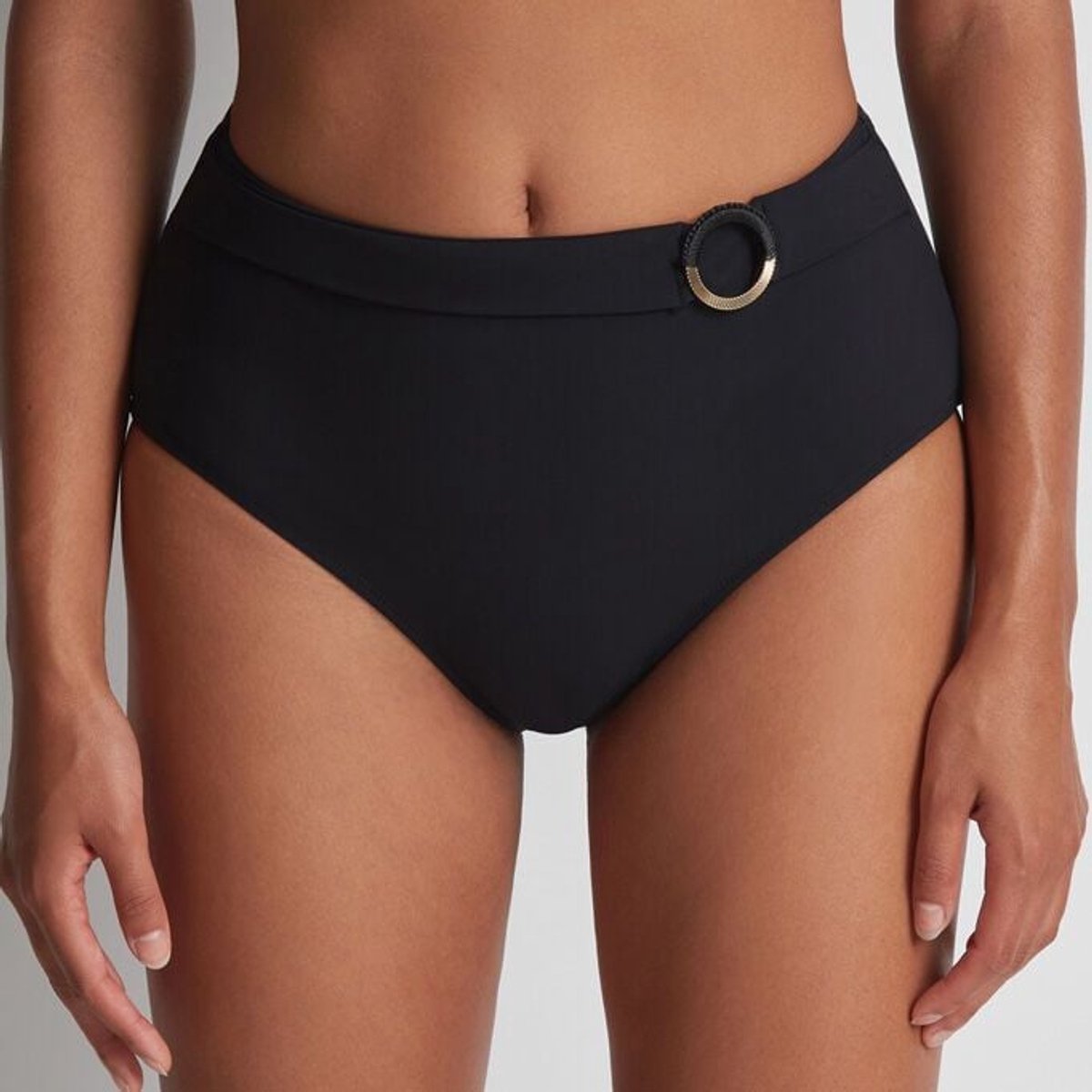 Aubade Secret Cove - bikinislip taille - maat 38 - zwart - LT24