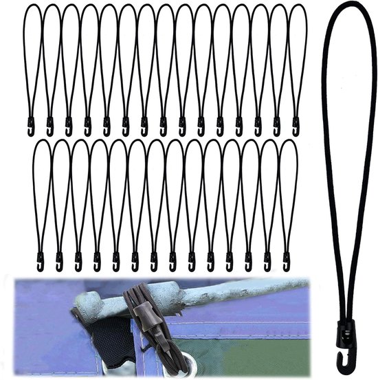 Modixun 8 Stück Leder-S-Haken, Metall-S-förmige Haken zum Aufhängen, Campinghaken, Kinderwagen