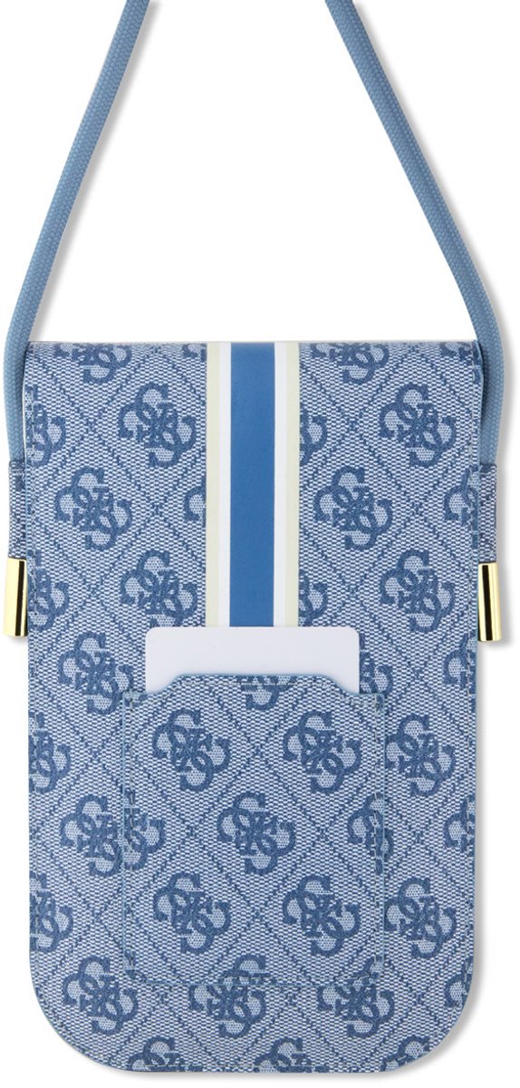 Guess 4G Printed Stripe Tas (Scherm tot 7 Inch) - Blauw