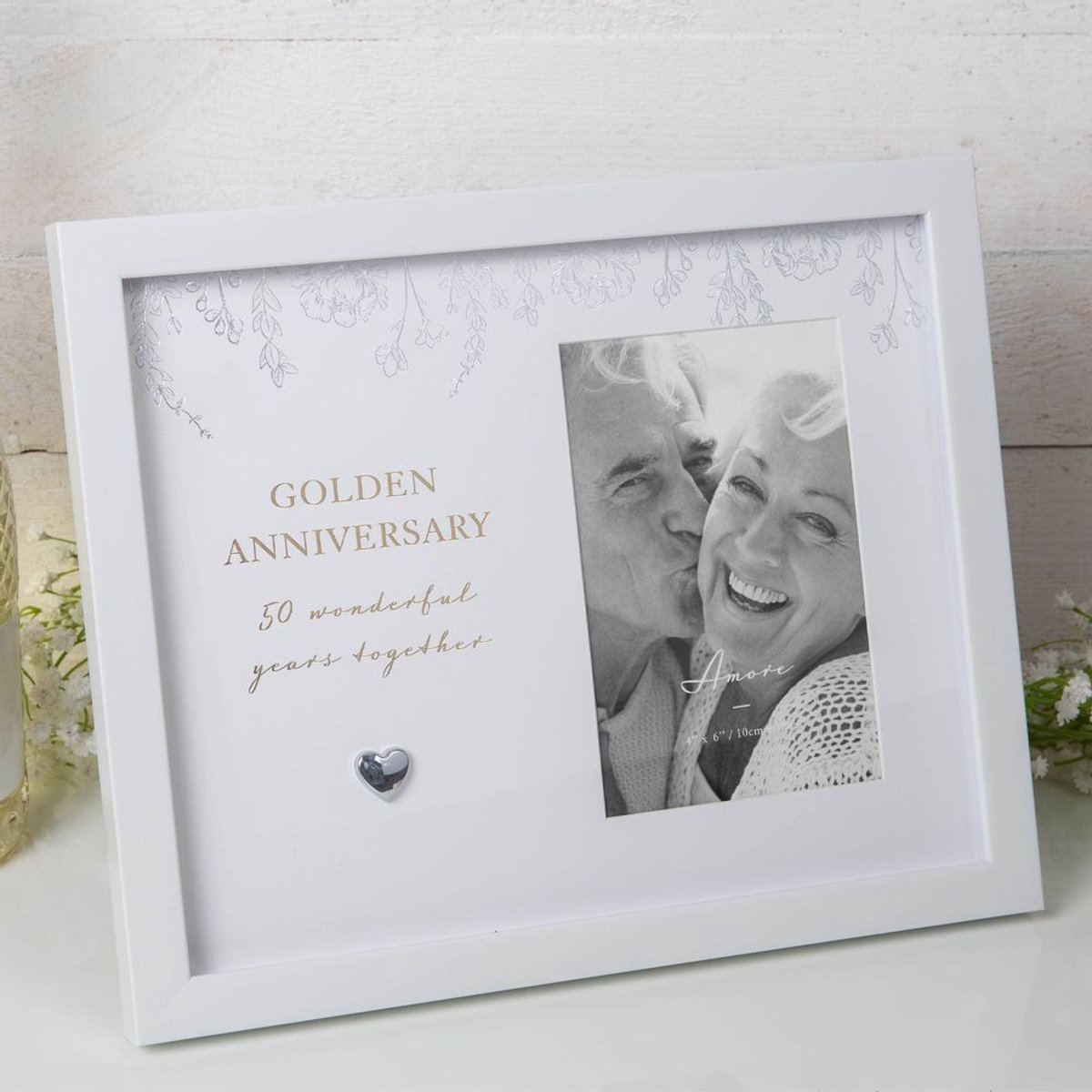 Fotolijst 50 jaar getrouwd golden anniversary van Amore by Juliana