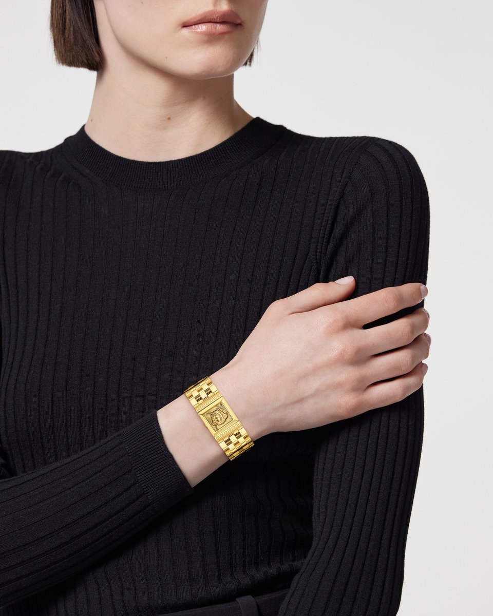 Versace Versace Reveal VE0C00225 Horloge - Staal - Goudkleurig - Ø 21.5 mm