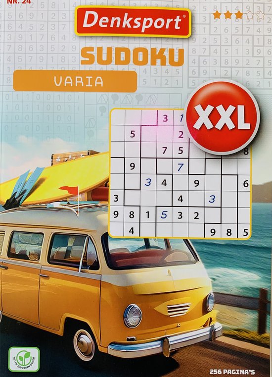 Denksport XL Vakantieboek - Puzzelboek - Sudoku - Varia - Sudoko puzzels - En vele andere puzzels - Extra dik! - Sudoku puzzelboeken