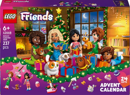 LEGO® Friends Adventkalender 2025, Kerstspeelset - 42668