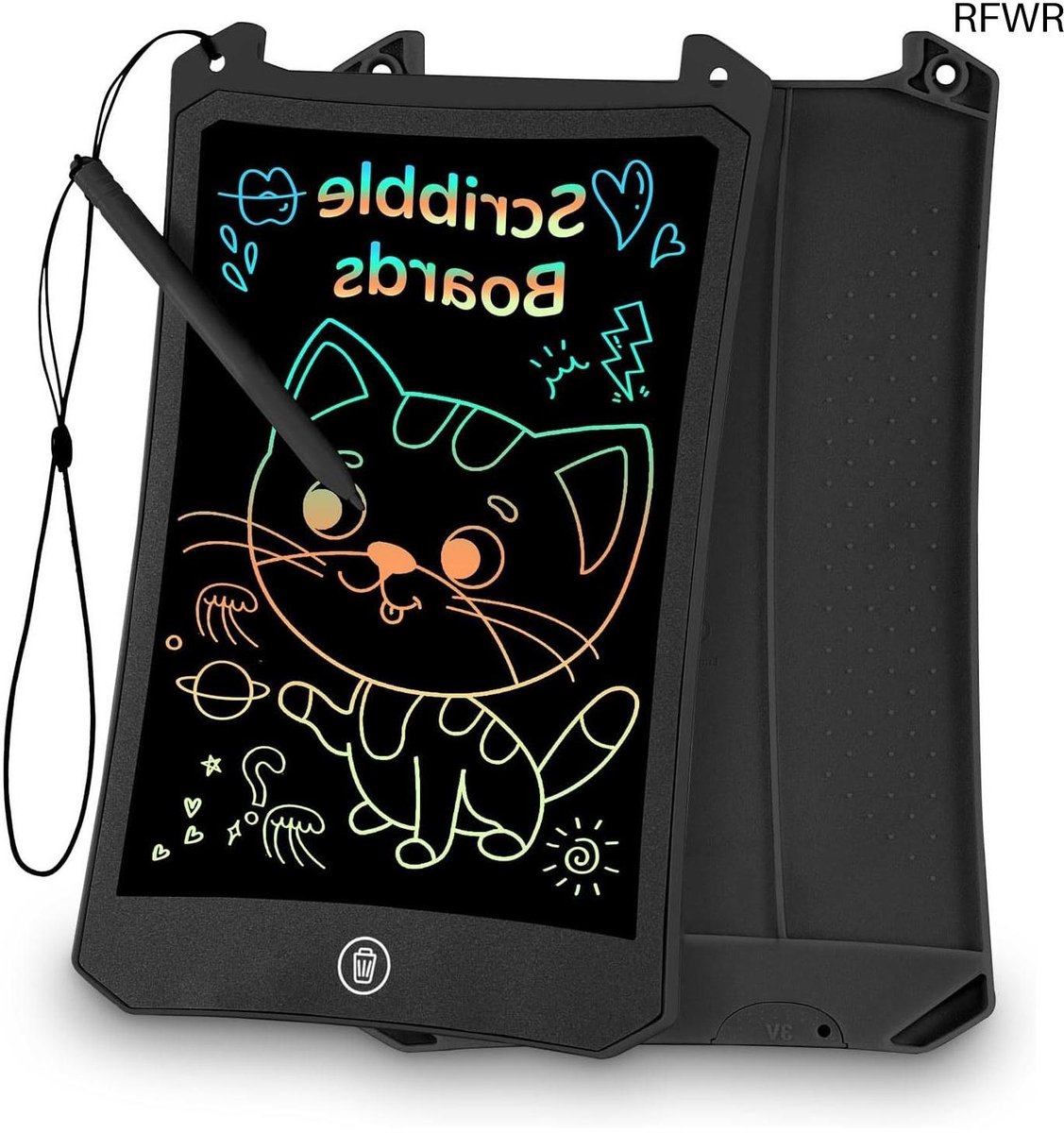 RFWR® LCD Schrijftablet 8,5 inch - Kleurrijk Tekentablet voor Kinderen, Educatief Speelgoed voor 3-9 Jaar