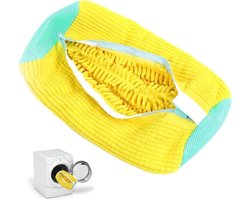Waszak Herbruikbaar voor Schoenen - 360° Pluisreiniging - Wasmachine Droger - Geel