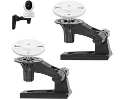 Allecto Plus - Camera muurbevestiging voor binnen en buiten - In hoogte verstelbare camerabeugel - Geschikt voor Reolink E1 / E1 Pro - Set van 2 stuks