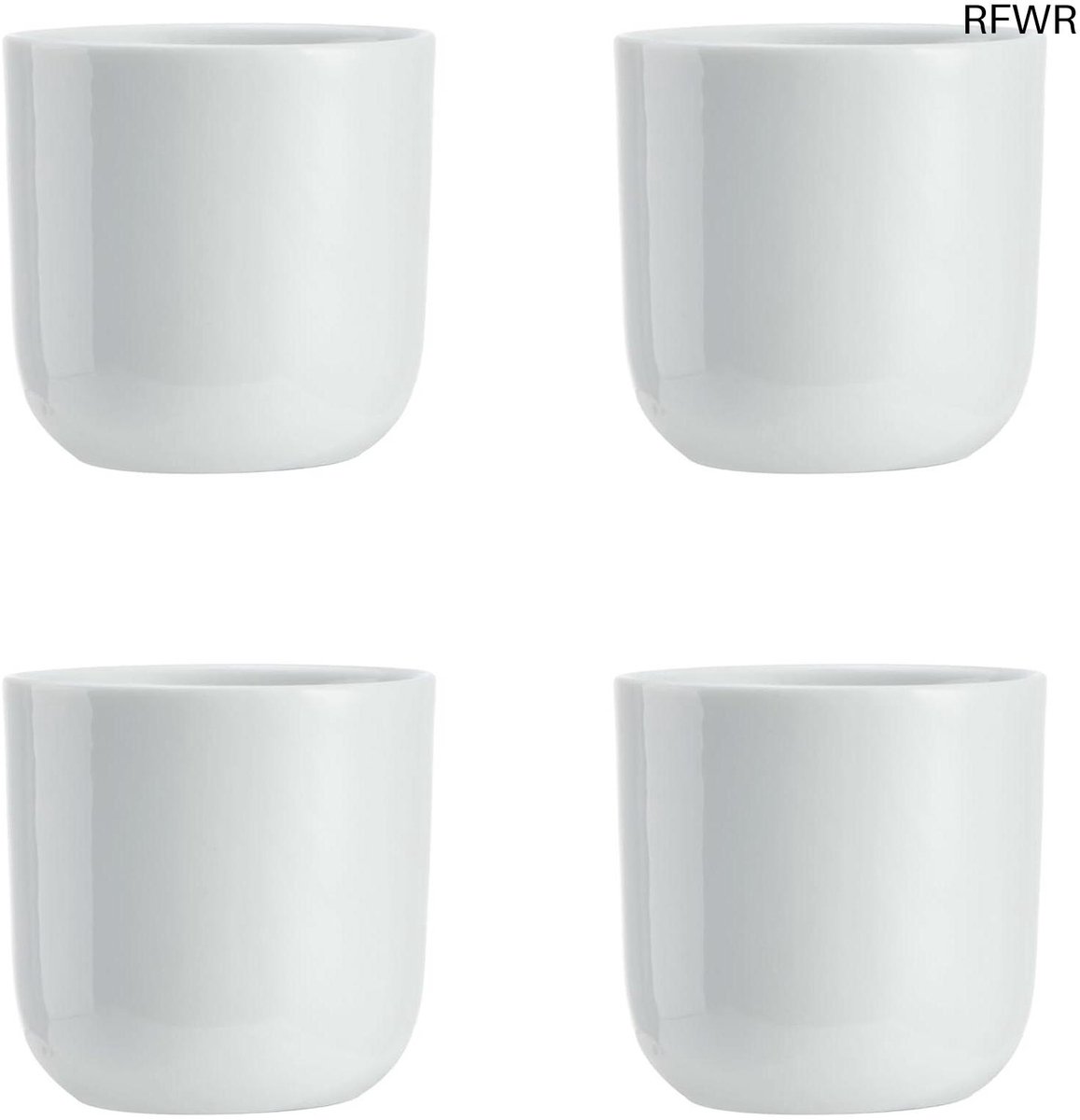 RFWR® Eierdopjes van Porselein - Set van 4 Stuks voor Elke Tafelindeling