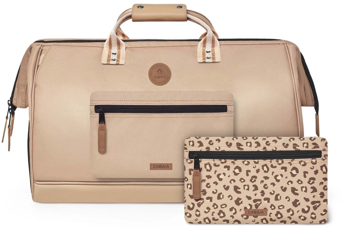 CABAIA reistas met laptopvak Adventurer Sporty Duffle Bag Lobito beige