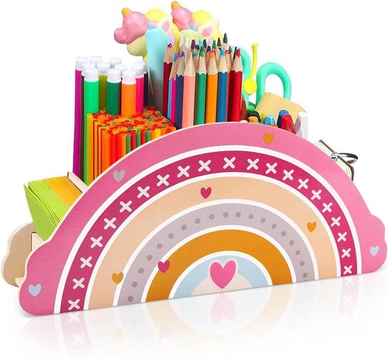 Houten Desktop Organizer Multifunctionele pennenhouder Opbergdoos Desktop Stationaire opslag kopen vanaf een prijs van 34