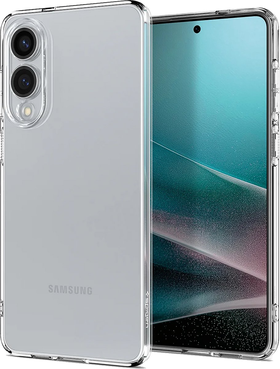 Spigen Liquid Crystal Case Voor Samsung Galaxy S25 Edge Transparant