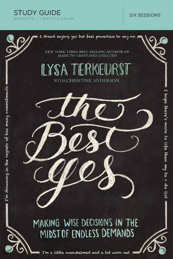 The Best Yes Bible Study Guide - cover
