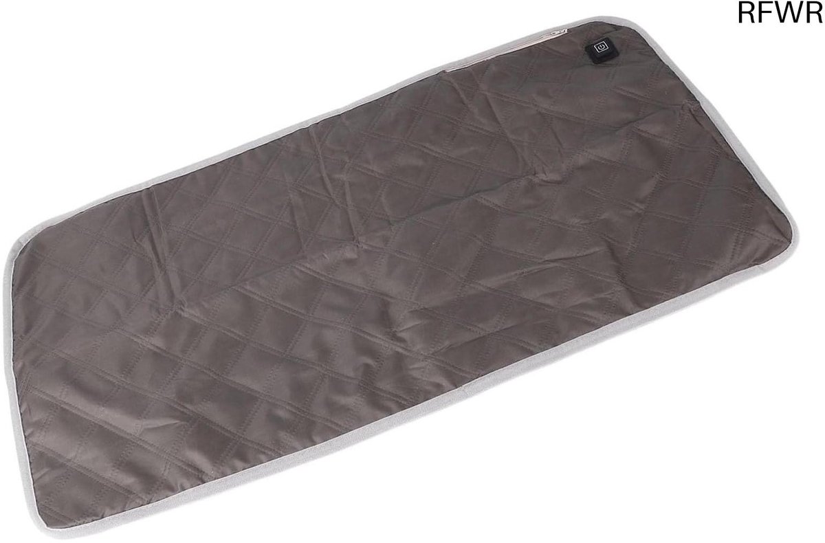 RFWR® Draagbaar Verwarmd Stoelkussen 45x90cm met Snelle Verwarming en Veiligheidsfunctie