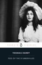Boekomslag van Tess of the D'Urbervilles met een portret van een vrouw met een grote hoed.
