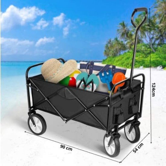 CLGP® Bolderkar Opvouwbaar Luchtbanden - Strandwagen - Bolderwagen van CLGP — afbeelding 5