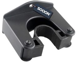 SQOON® Zuigbuishouder geschikt voor 32 mm stofzuigerbuizen - Kunststof houder voor bevestiging van zuigbuizen - Compatibel met o.a. universele modellen - Ideaal voor wandmontage of opbergsystemen