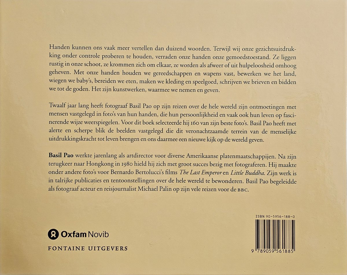 Handen - back cover