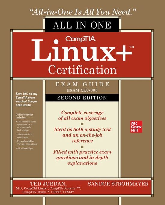 CompTIA Linux+ Certification All-in-One Exam Guide, Second E ... - cover