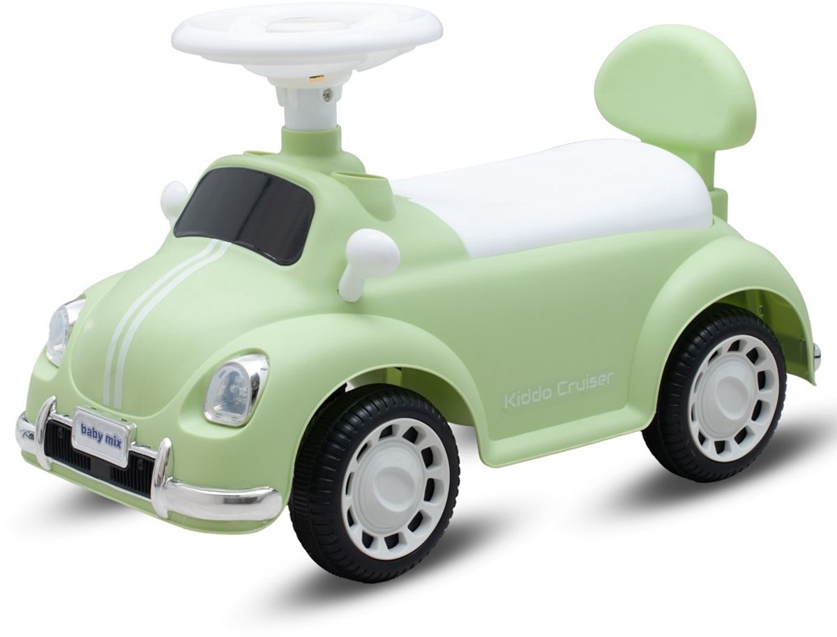 Baby Mix Kiddo Cruiser loopauto Loopfiets met LED Turquoise