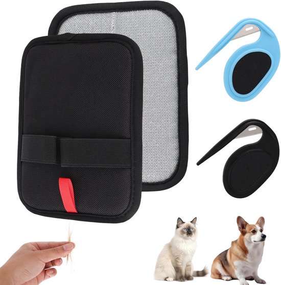 2-delige Set - Borstel Voor Het Verwijderen Van Dierenhaar Pluisverwijderaar Hondenhaar Verwijderaar Voor Kleding Voor Honden Katten En Puppy S 2-delige Set - Borstel Voor Het Verwijderen Van Dierenhaar Pluisverwijderaar Hondenhaar Verwijderaar Voor Kleding Voor Honden Katten En Puppy S