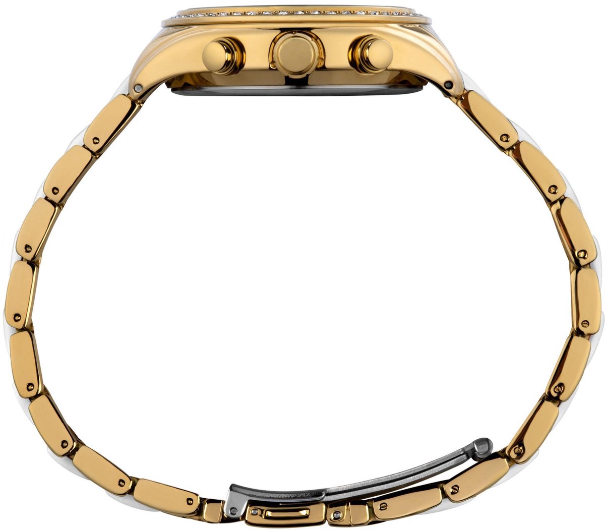 Timex Timex Classic Premium Quartz Analog Chronograph Gouden Toon Case: 100% Alloy| Bracelet: 100% Alloy 38 mm TW2V74700AJ, TW2V74800AJ, TW2V74900AJ, TW2V75000AJ