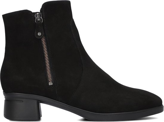 Hartjes 172.1902 Blues Enkellaarsjes - Enkelboots met rits - Dames - Zwart - Maat 37,5