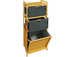 DailySupplies® Wasmand 3 Vakken - Wassorteerder - 120L