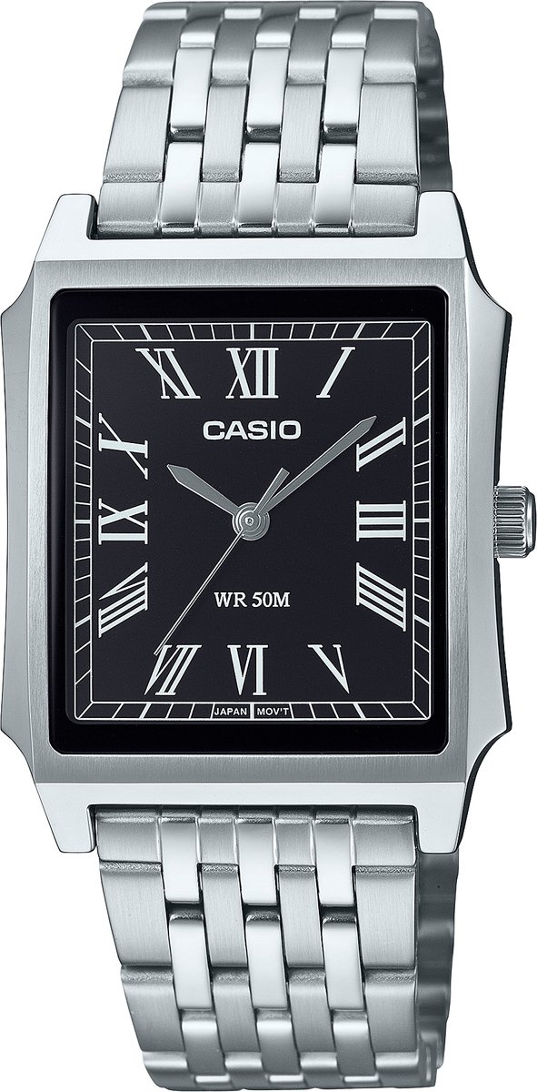 Casio Casio Collection MTP-B190D-1BVEF Horloge - Staal - Zilverkleurig - Ø 32.5 mm