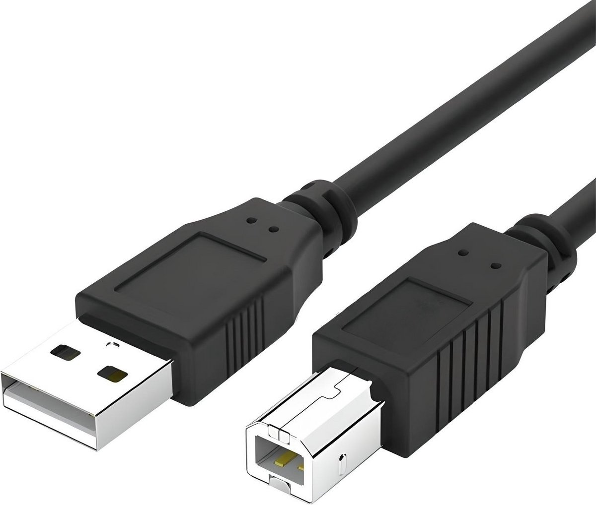 USB-A naar USB-B kabel 1 Meter - Printer kabel — afbeelding 1