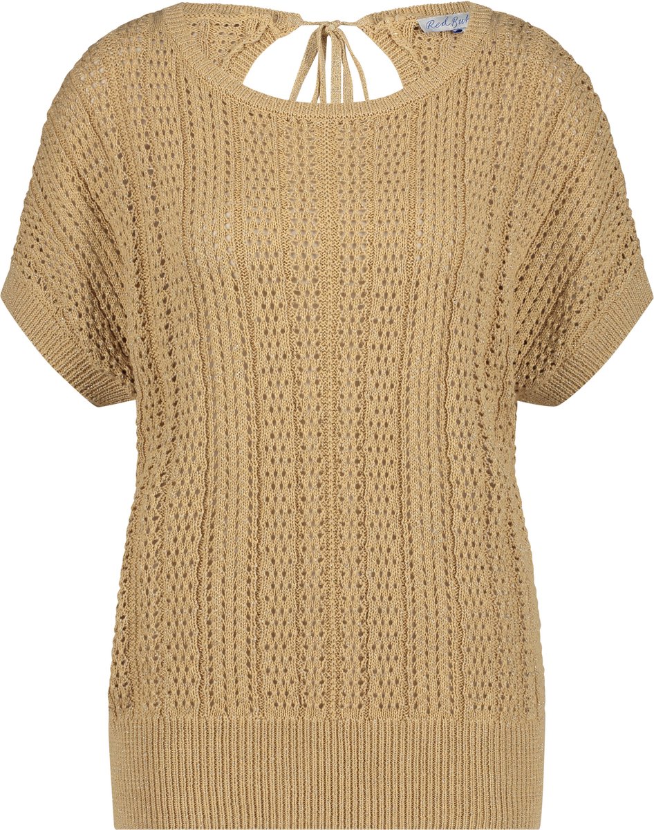 Red Button - Pull - Maat XS - Vrouwen - Bruin -