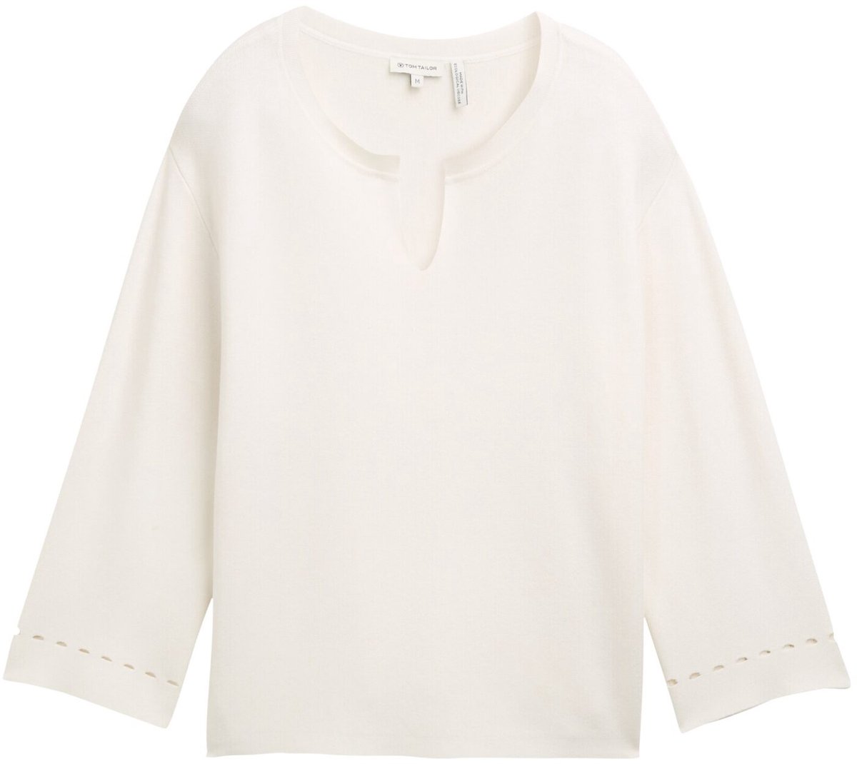 Tom Tailor - Pull - Maat XL - Vrouwen - wit - Viscose