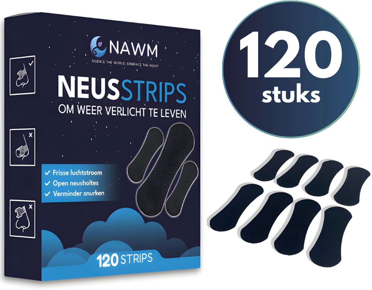 NAWM Neusstrips 120 Stuks productafbeelding