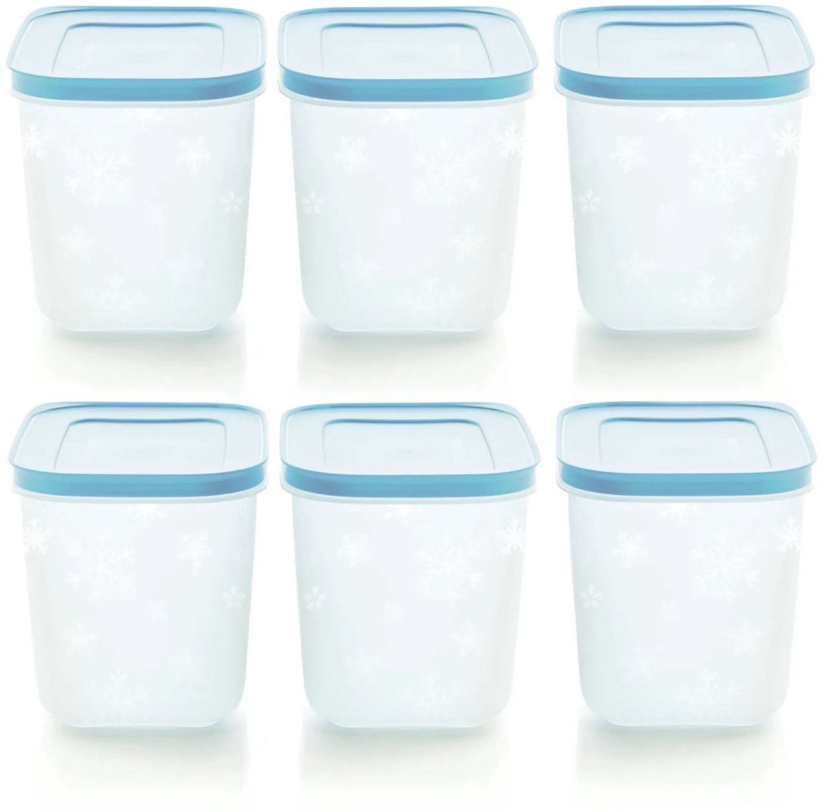 Tupperware Igloo Diepvriesbakjes 6 stuks diepvries bakjes doosjes