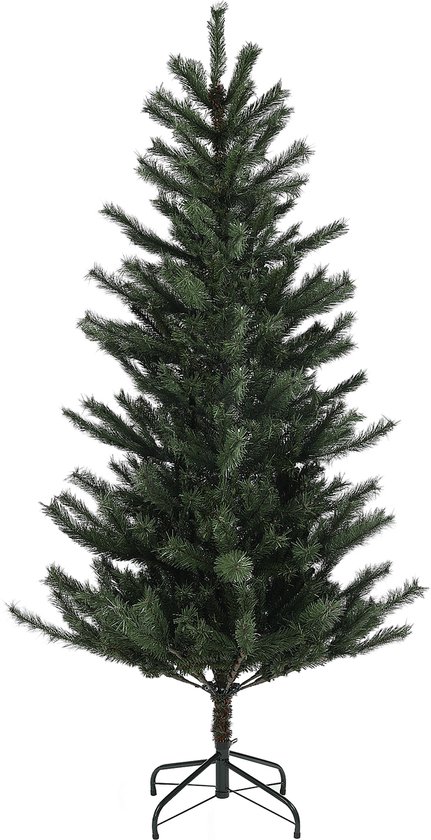 HOMCOM kerstboom - kunststof/staal - 100L x 100B x 180H cm - groen