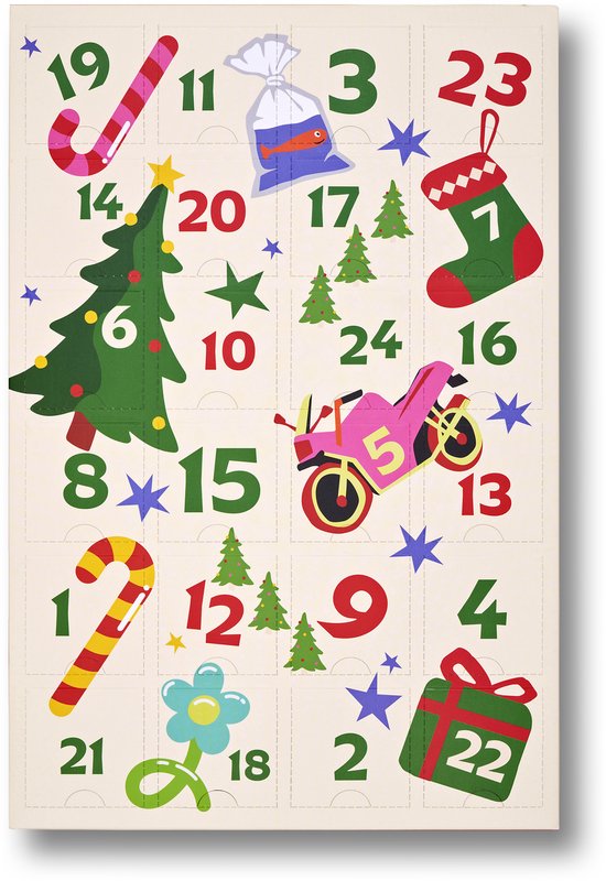 Happy Socks Sokken 24-Pack XMAS Adventskalender Set van 24