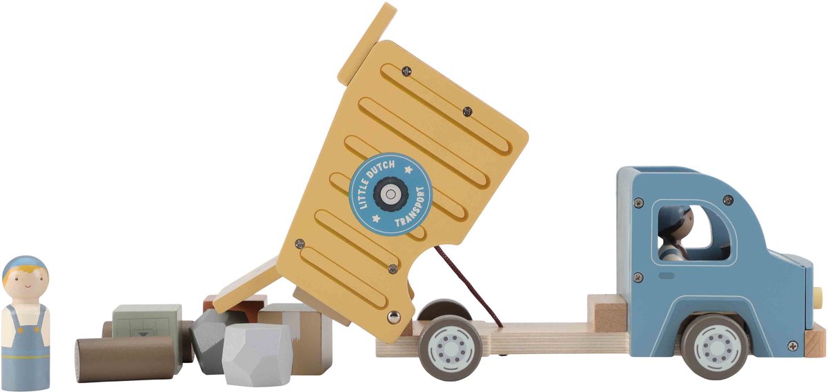 Little Dutch kiepwagen houten speelgoed FSC gecertificeerd. — afbeelding 2
