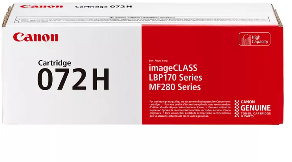 Canon 072H tonercartridge 1 stuk origineel zwart