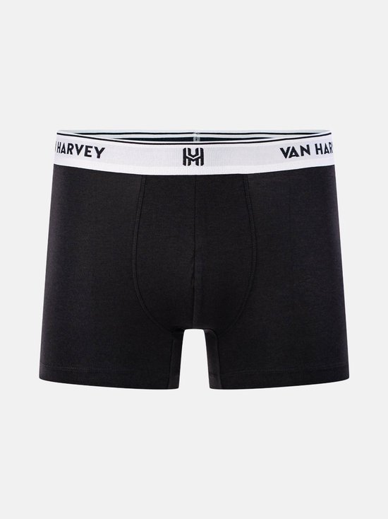 VAN HARVEY Premium Boxershort Heren - TENCEL™ Lyocell - Bio-based - Zijdezacht - Anti-Zweet - Ademend - Slim Fit - Zwart - Maat S