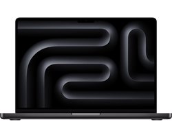 Apple MacBook Pro 2024 14,2'' - M4 Pro, 12 Core CPU, 16 Core GPU, 24GB RAM, 512GB SSD, Qwerty, Space Zwart