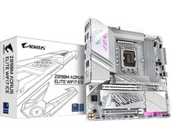 GIGABYTE Z890M AORUS ELITE WIFI7 ICE Intel Z890 LGA 1851 (Socket V1) ATX