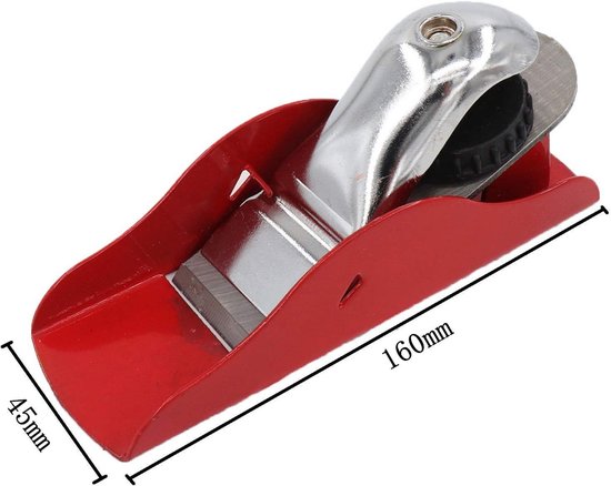 Mini handschaaf voor precisie houtbewerking - Compact en praktisch schaafblok - Mini handschaaf - Gereedschap - Kleine snoeischaaf - Timmermanszakschaaf - Verstelbaar mes - Voor snoeiprojecten Timmermans DIY Modelbouw - Groot formaat - 16*4,5 cm van Merkloos — afbeelding 2
