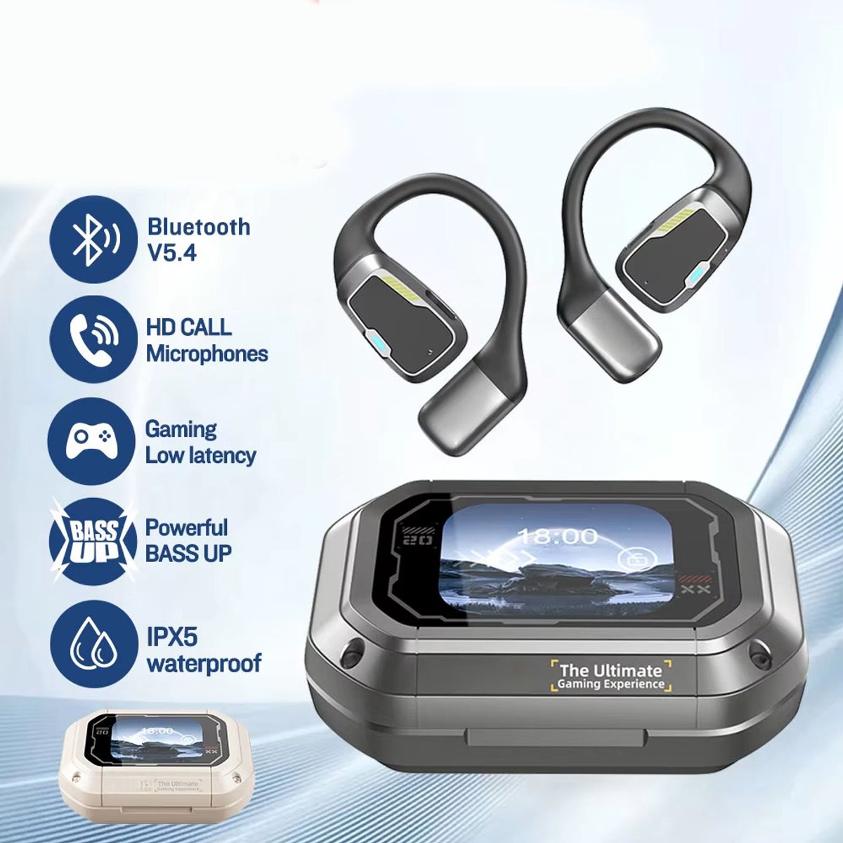 Draadloze Bluetooth Sport Oordopjes IPX5 thumbnail 5