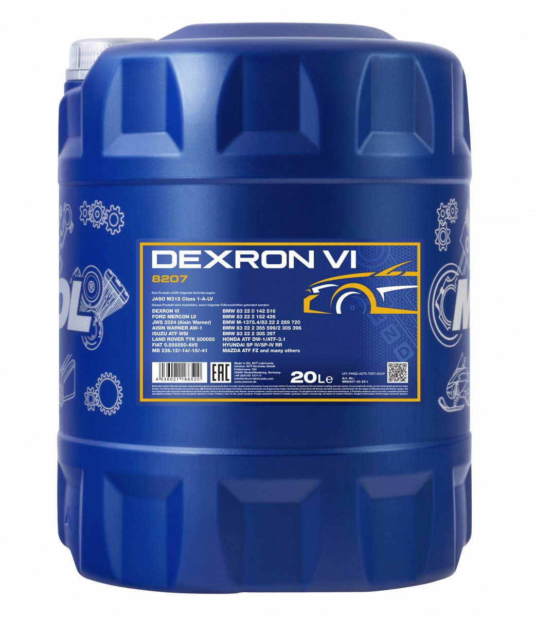 20 Liter Mannol Dexron VI 8207
